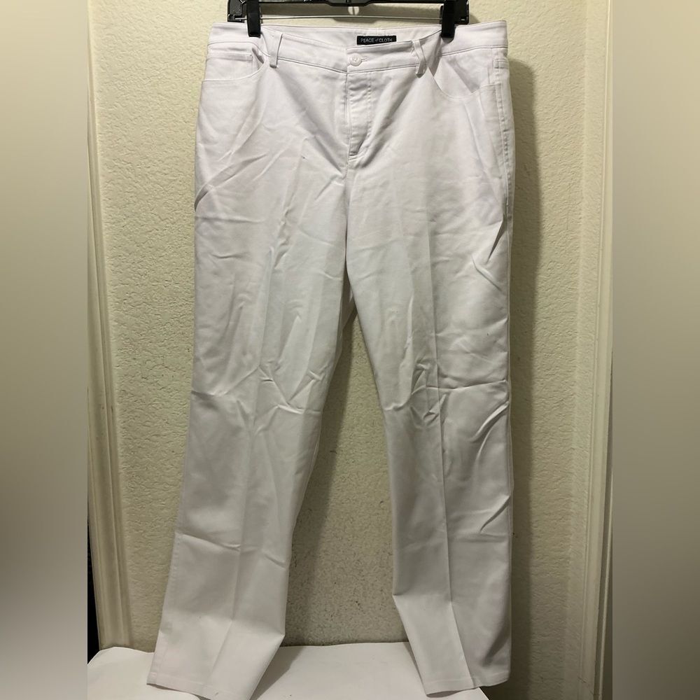 Peace of Cloth Panticular Pant white size 10 wide leg